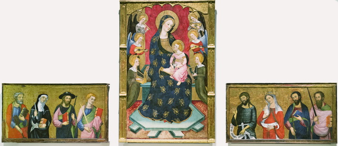 Триптих в истории христианского готического искусства (Барселона, музей MNAC)